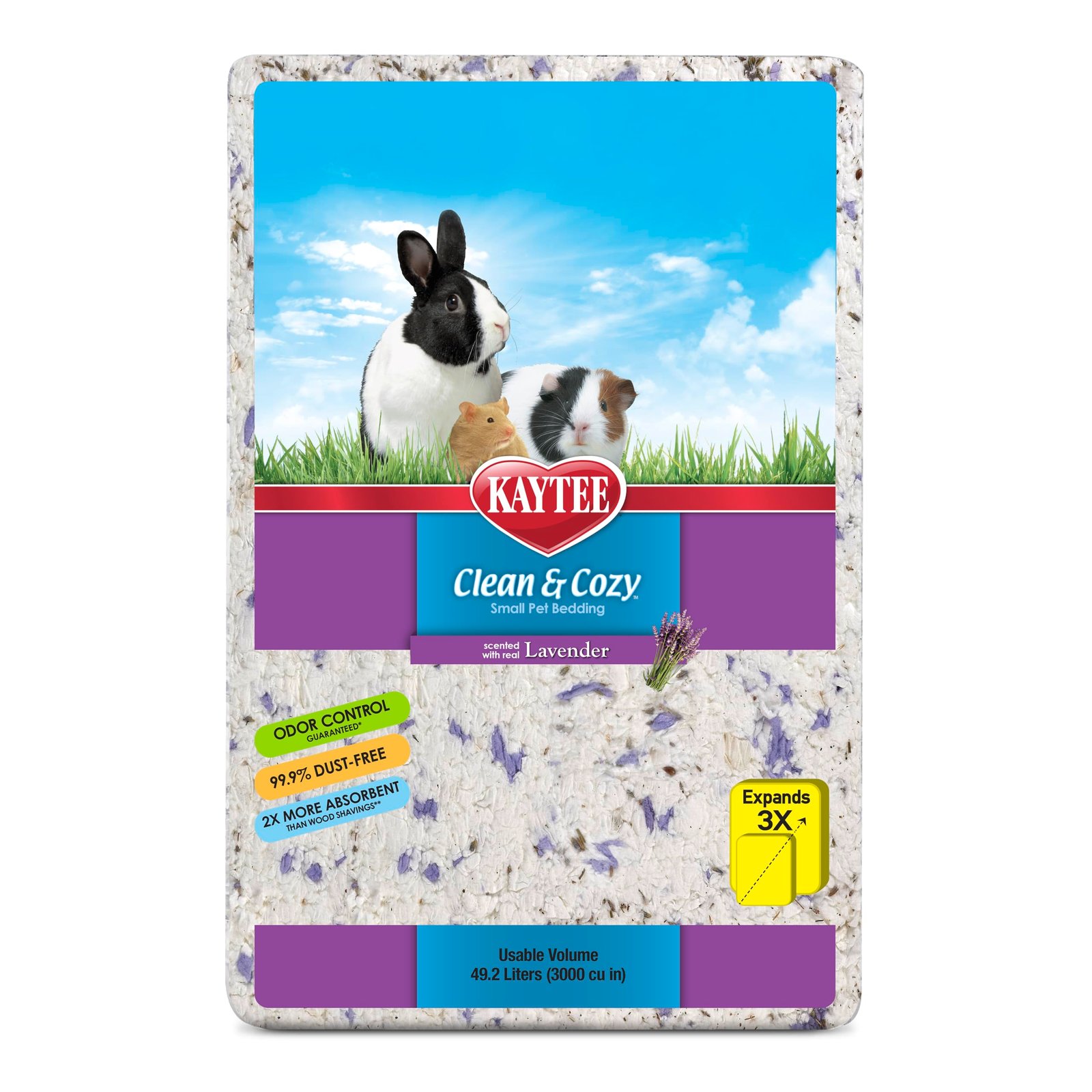 Kaytee Clean & Cozy Lavender Paper Bedding fo...