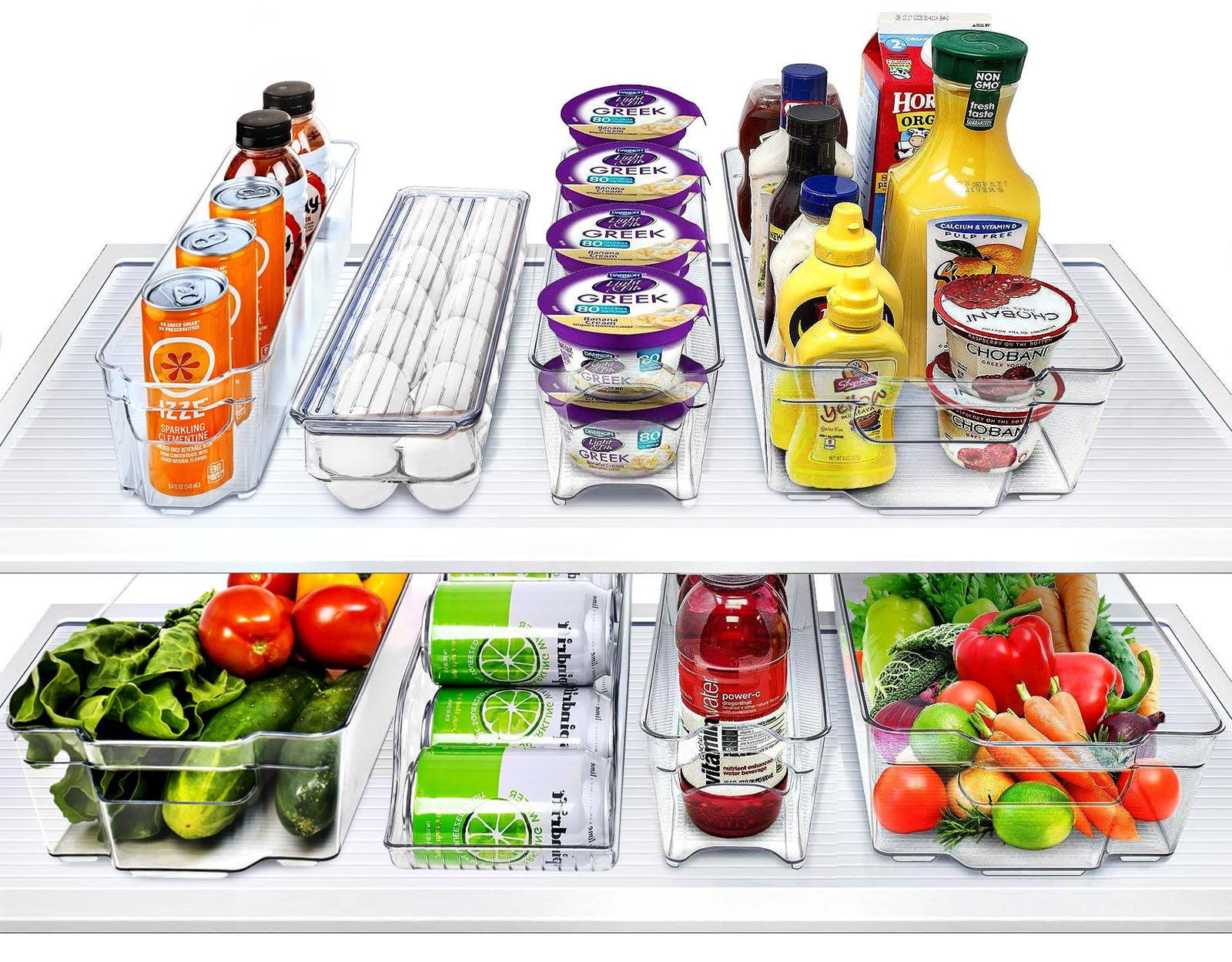 Sorbus Fridge Organizers and Storage Bins for...