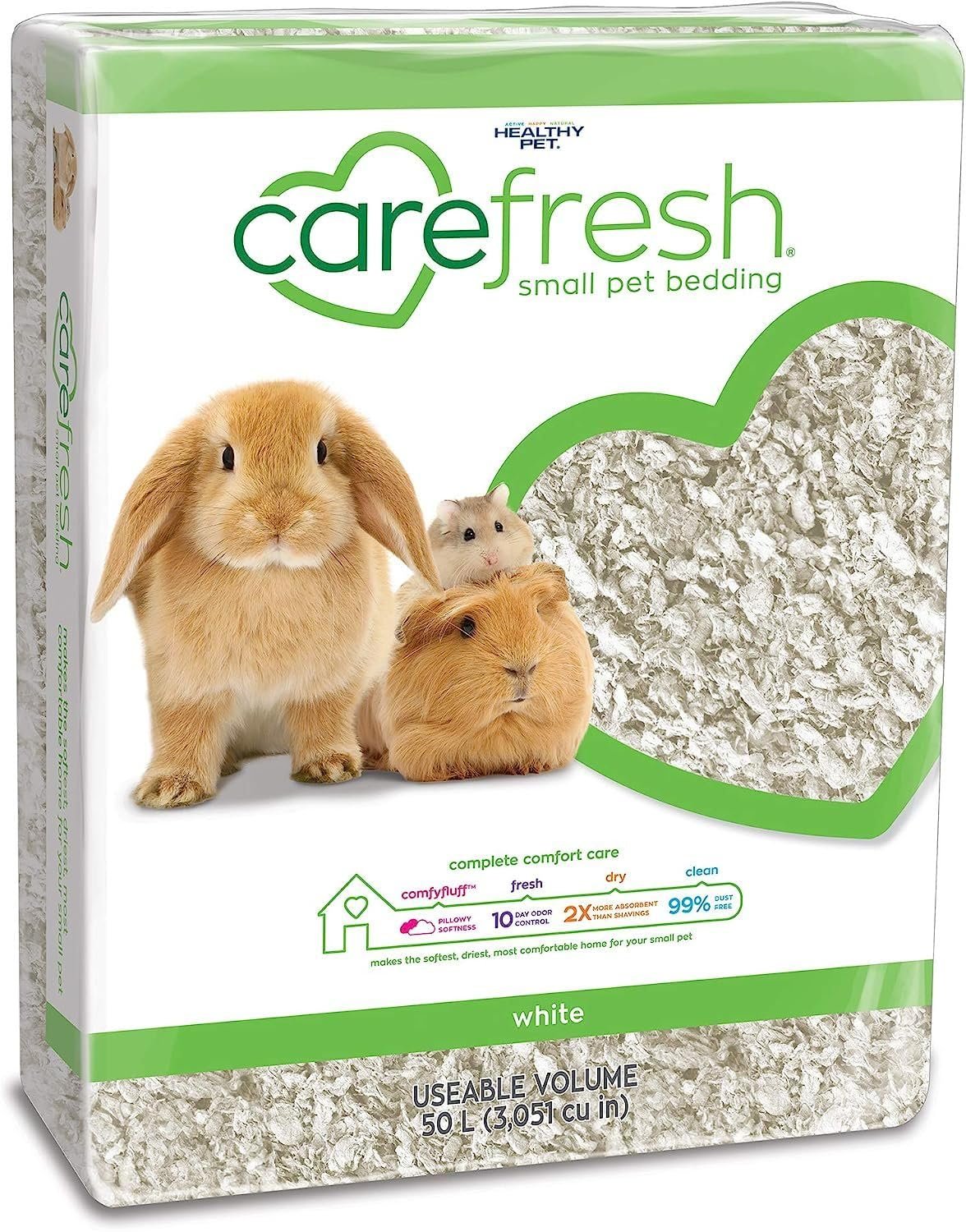Carefresh White Natural Paper Small Pet Beddi...