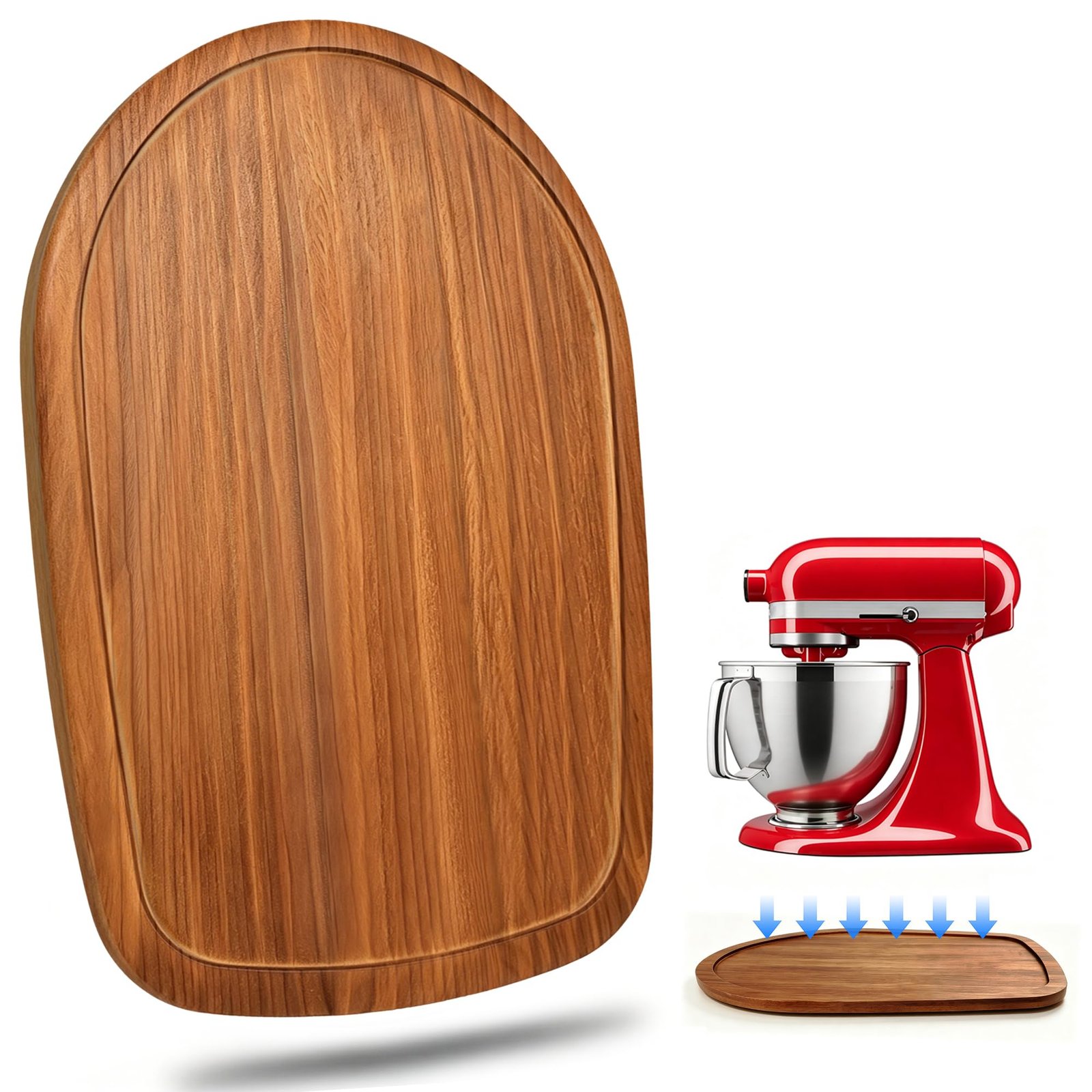 Pine Mixer Slider Mat for KitchenAid Stand Mi...