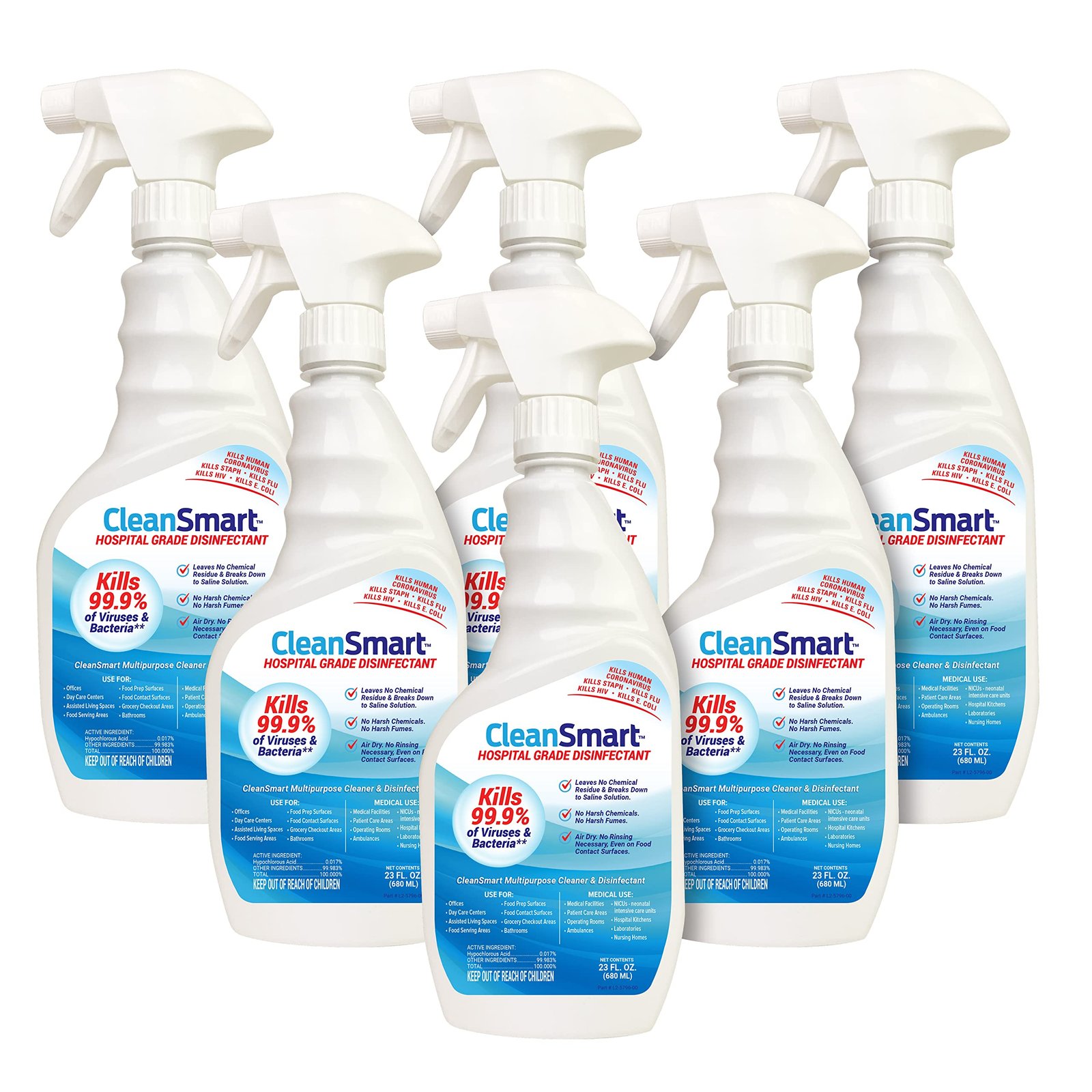CleanSmart Hospital Disinfectant, Hypochlorou...