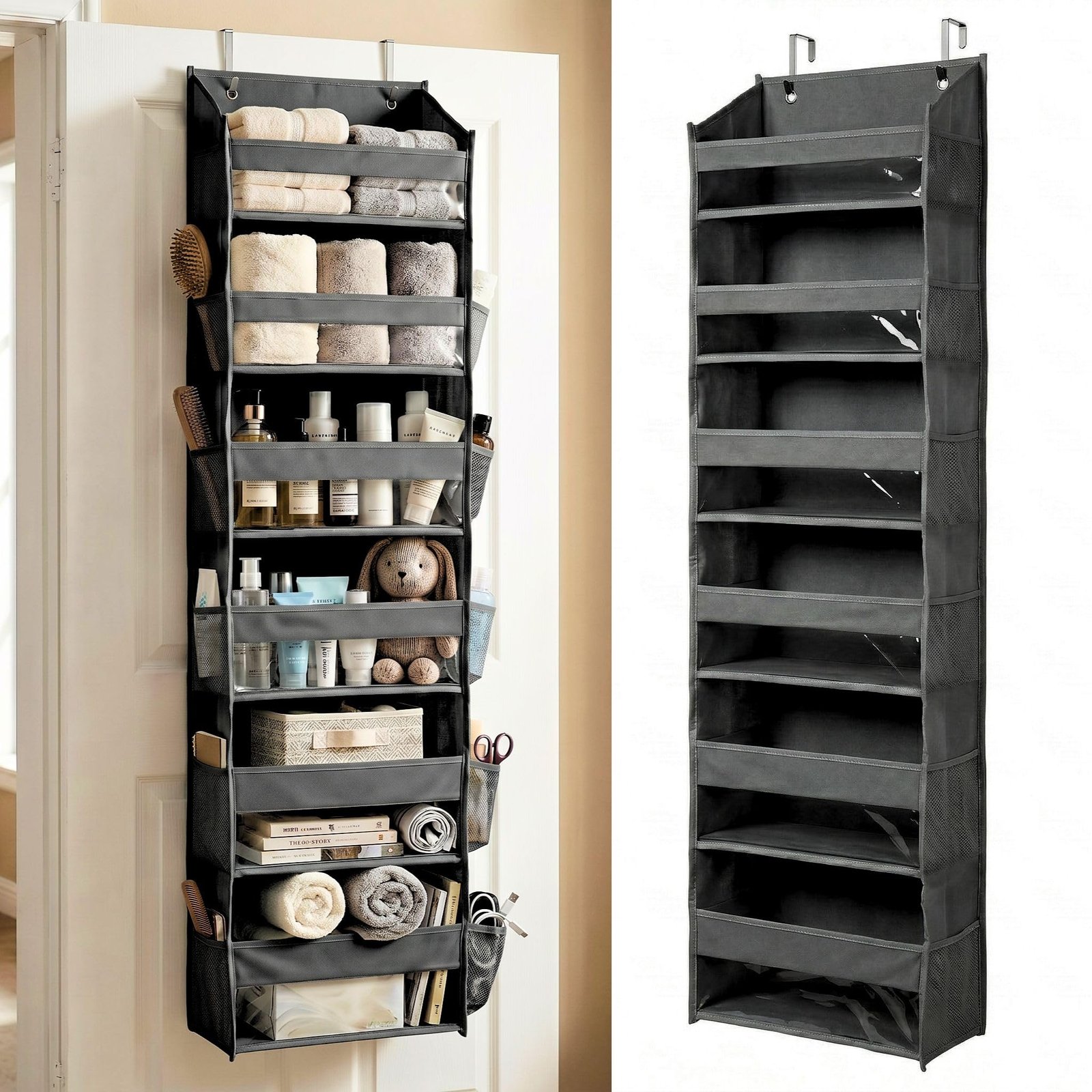Over the Door Organizer, 6-Tier, 100D Fabric,...