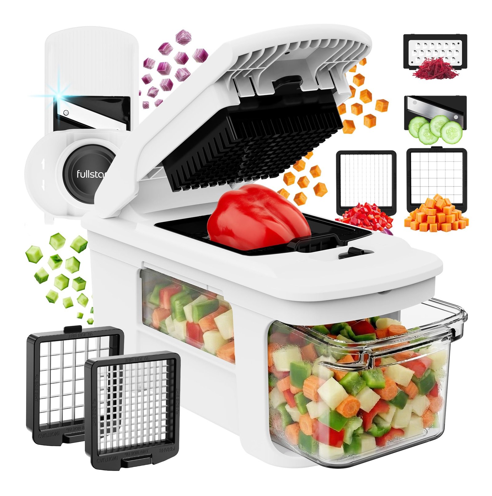 Fullstar Pro XL Vegetable Chopper & Mandoline...