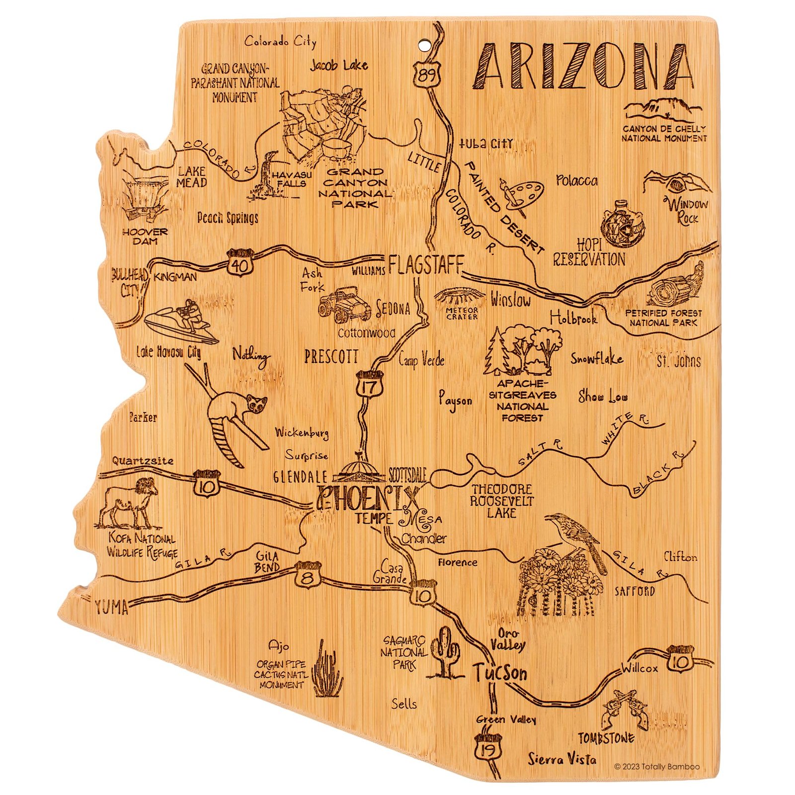 Totally Bamboo Destination Arizona State Shap...