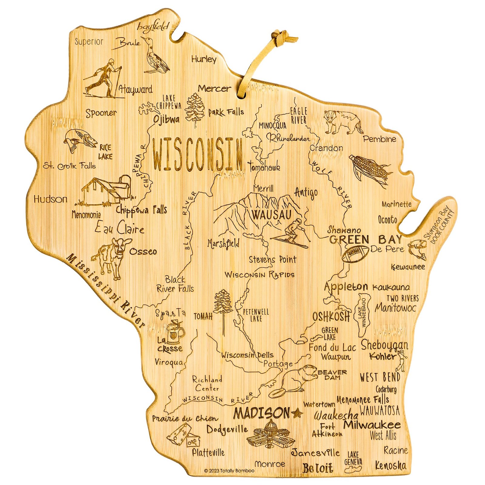 Totally Bamboo Destination Wisconsin State Sh...