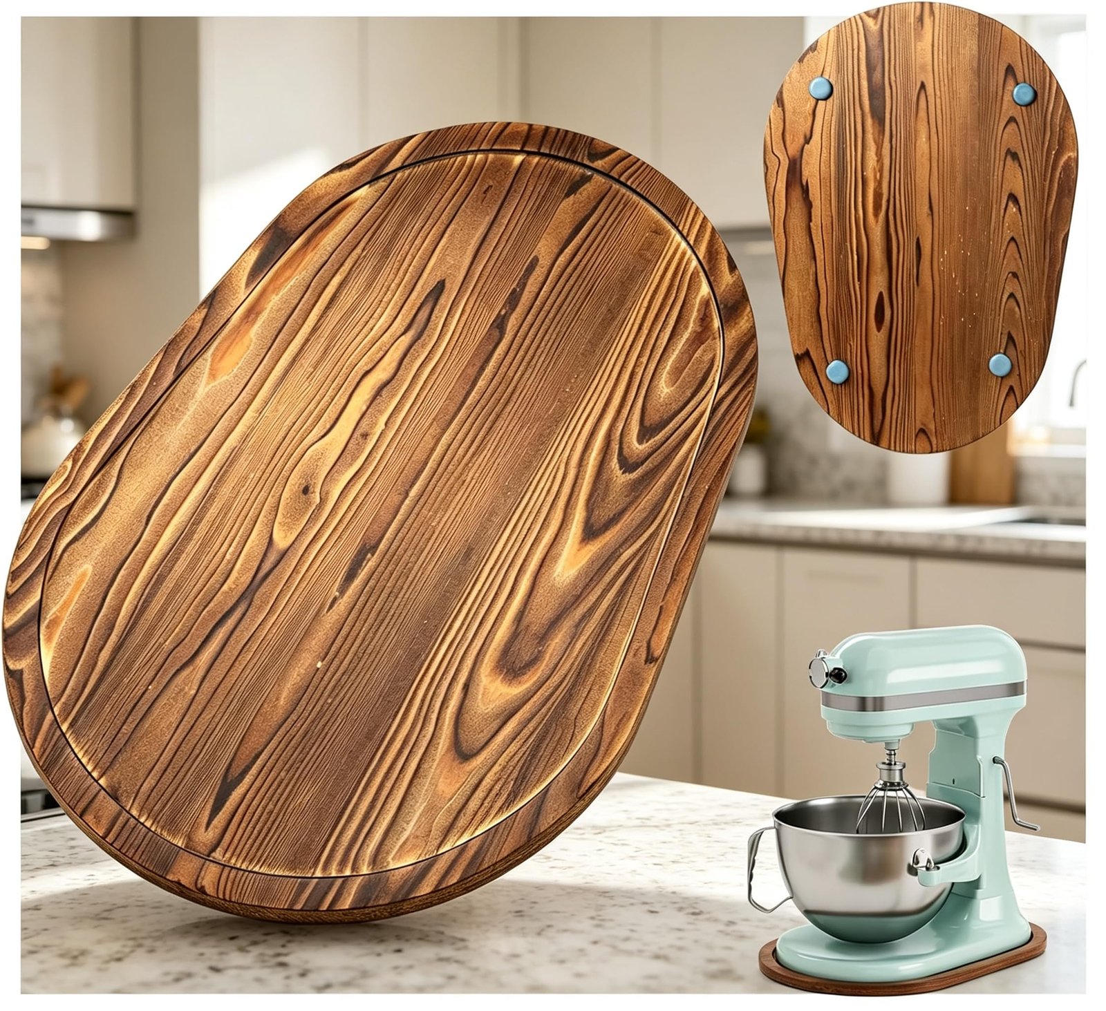 Pine appliance slider for KitchenAid accessor...